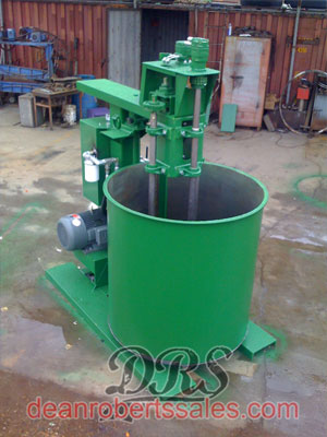 CUSTOM SAFETY SEAL BARREL MIXERS, TUB MIXERS, AND TURBO INTEGRATED MIXERS.